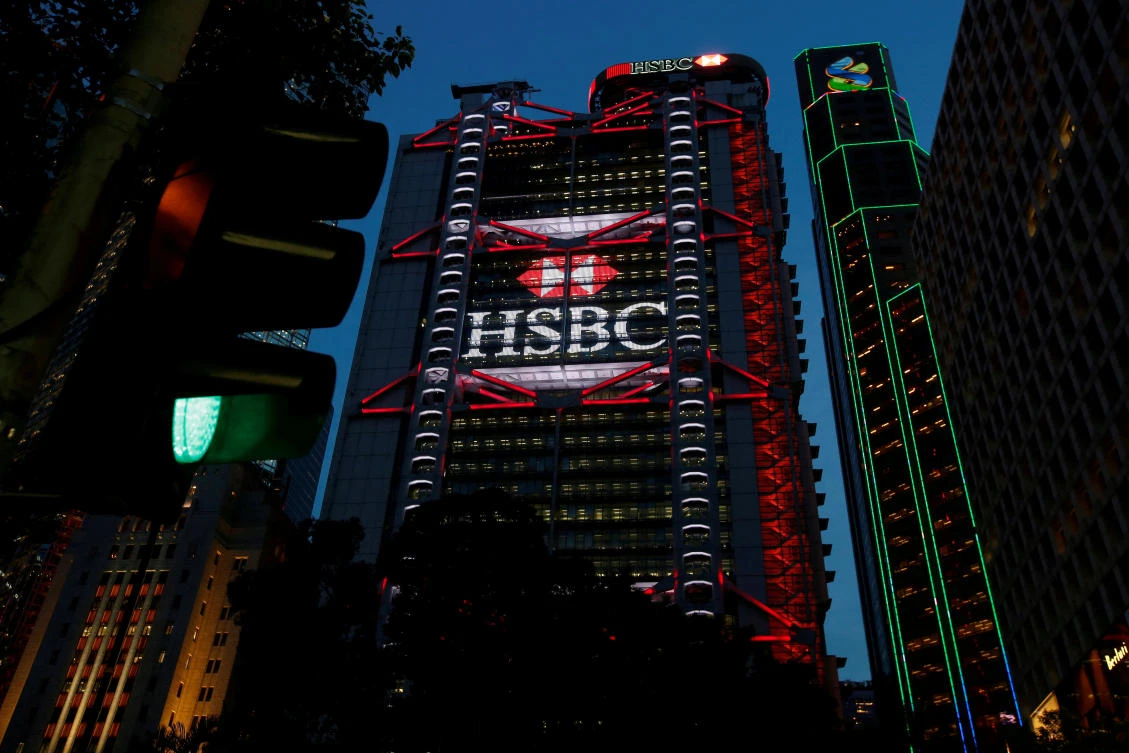 Above, the HSBC headquarters at the financial Central district in Hong Kong. The bank’s new Chief Executive John Flint will double down on HSBC’s ‘pivot’ to Asia and China in particular. (Reuters)