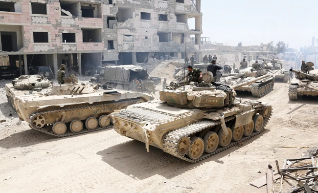 The Douma evacuation deal restores President Bashar Assad’s control over the entire Eastern Ghouta area — formerly the biggest rebel bastion near Damascus. (AFP)