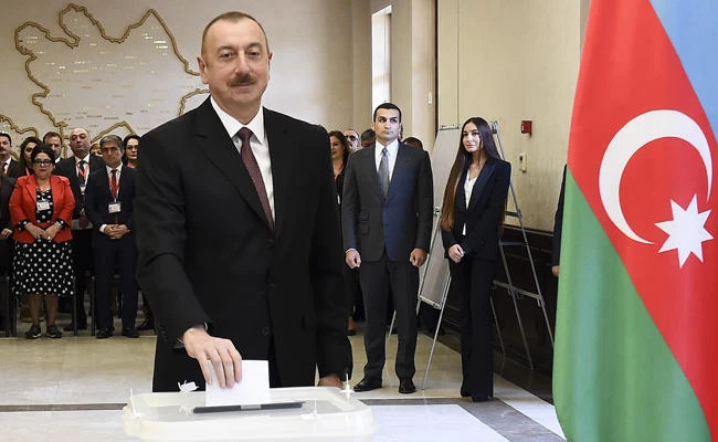 Azerbaijan’s President Aliyev wins 7-year term on top of 15 served