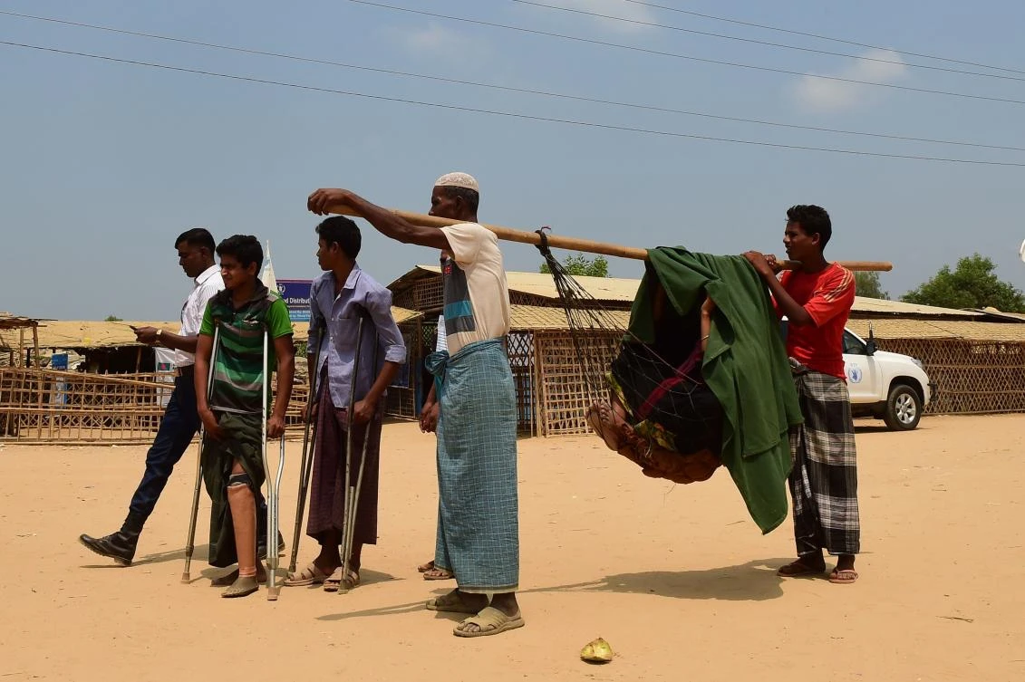 Some 700,000 Rohingya Muslims fled Myanmar’s Rakhine state to Bangladesh following insurgent attacks on border guard posts in August last year. (AFP)