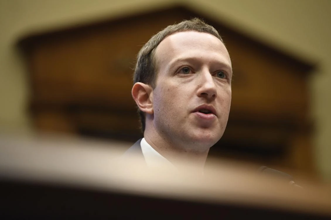 Facebook CEO and founder Mark Zuckerberg testifies during a congressional hearing in Capitol Hill on Wednesday, April 11 regarding privacy breaches on the social media network. (AFP)