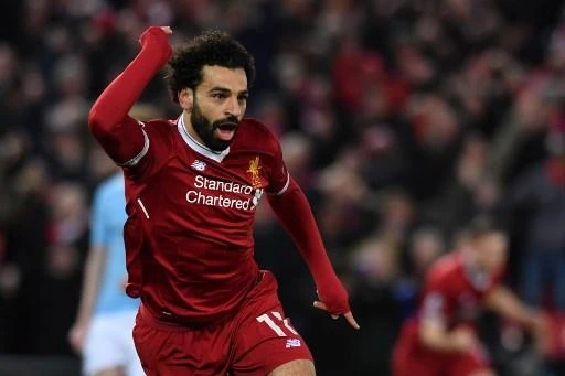Mohamed Salah has a great chance to reach the final of the Champions League after drawing Roma in the semifinal. (AFP)