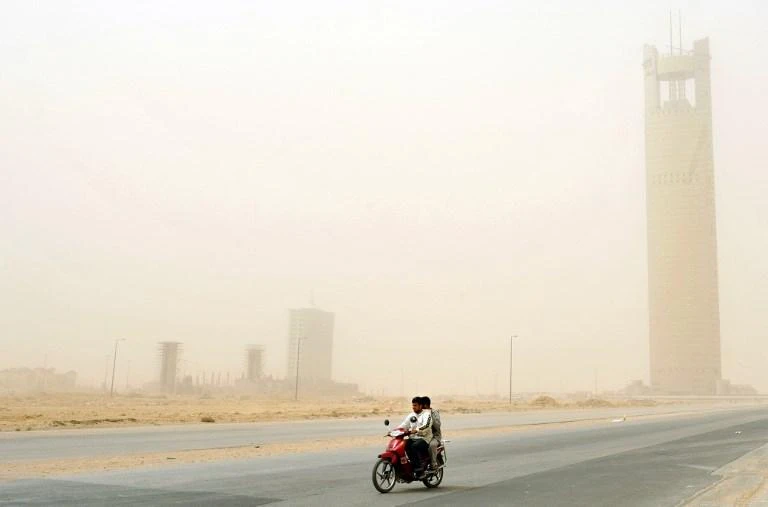 Dust and sandstorms hit the Riyadh region