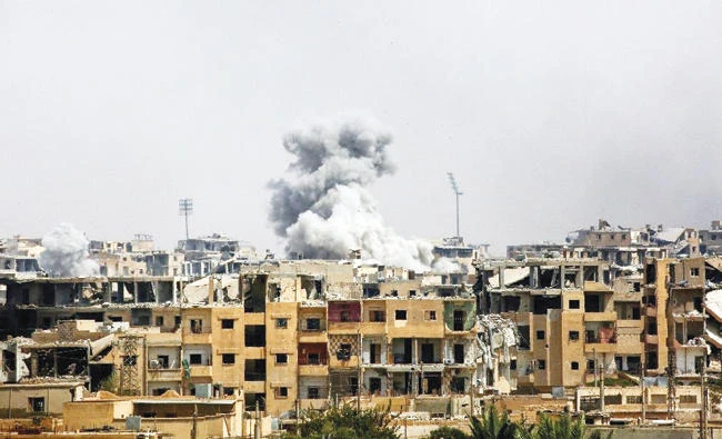 Experts say Western powers are unlikely to include eliminating the Syrian officers responsible for chemical warfare under Iranian and Russian experts guidance. AFP