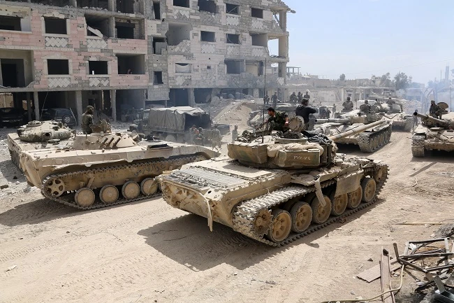 Syria forces enter Douma, last holdout in rebel bastion: state media