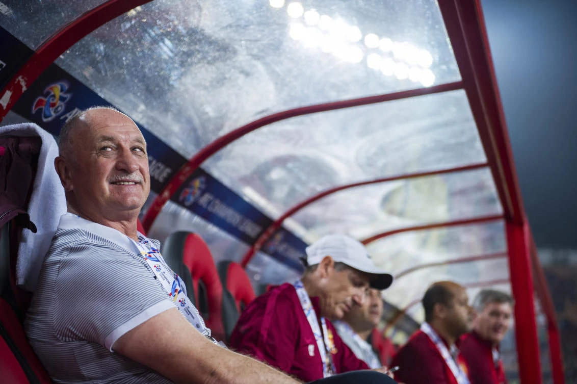 Luiz Felipe took charge of Al-Shabab and Al-Ahli before rising to fame with spells in charge of Brazil, Portugal and Chelsea. (Getty)