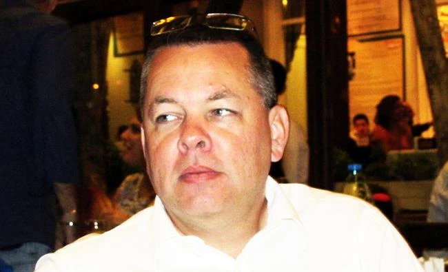Andrew Brunson, a Christian pastor from North Carolina, US who has been in jail in Turkey since December 2016, is seen in this undated photo taken in Izmir, Turkey. (REUTERS)