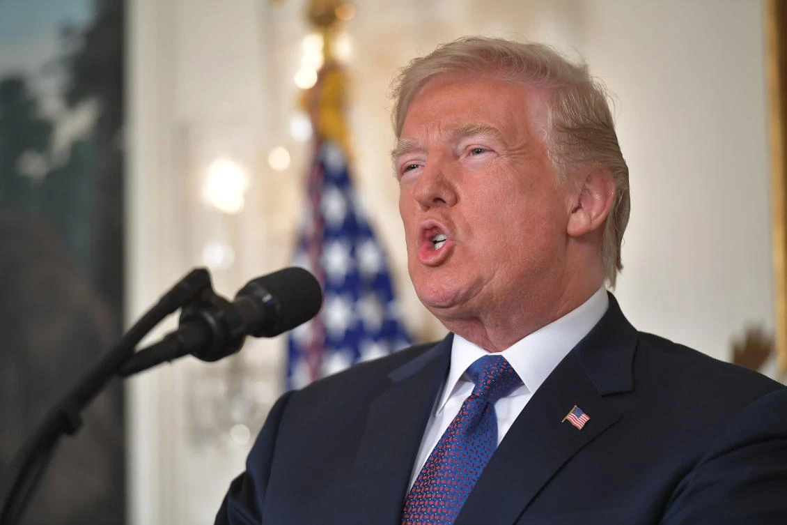 US President Donald Trump accused Russia and China of devaluing their currencies while the United States raises interest rates. (AFP)