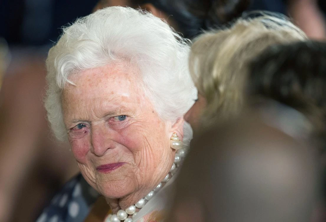 US President Donald Trump hailed Barbara Bush as an “advocate of the American family.” (AFP)