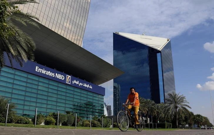 Emirates NBD, Dubai's biggest bank, is expanding its branch network in Saudi Arabia after posting bumper profits.