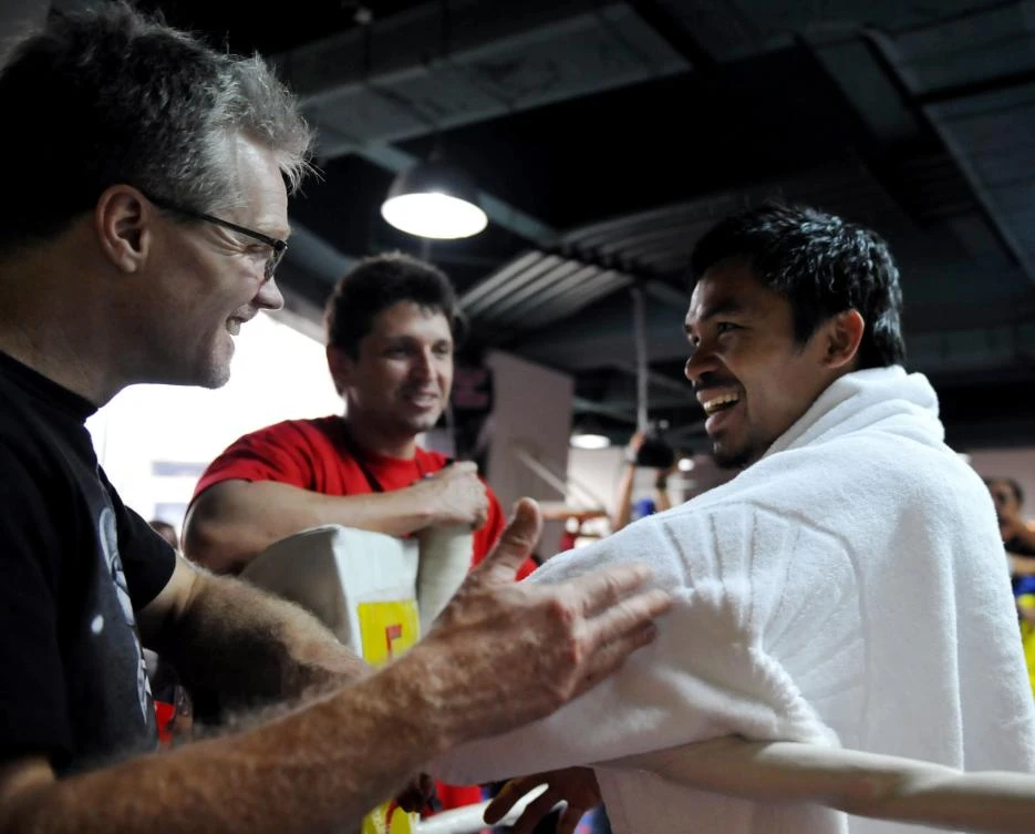 Freddie Roach will not be in Manny Pacquiao's corner for his next fight. (AFP)