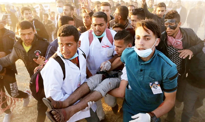 Gaza field hospitals prepare for another day of bloodshed