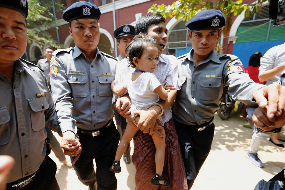 Myanmar police ordered set up of Reuters journalists: testimony