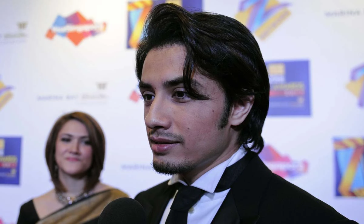 In this file photo, Pakistani actor and singer Ali Zafar talks on the red carpet during the Bollywood Zee Cine Awards at the Marina Bay Sands in Singapore on Jan. 14, 2011. (AFP)