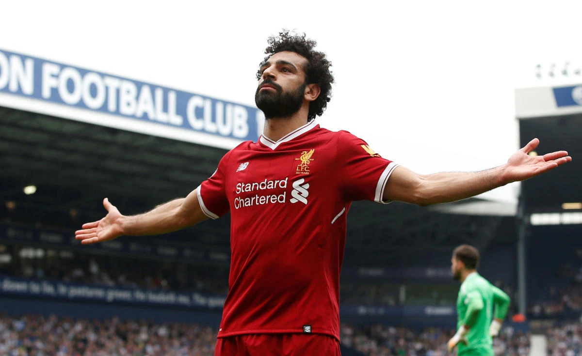 Mohamed Salah cannot stop scoring as he hit his 31st of an impressive debut season for Liverpool.