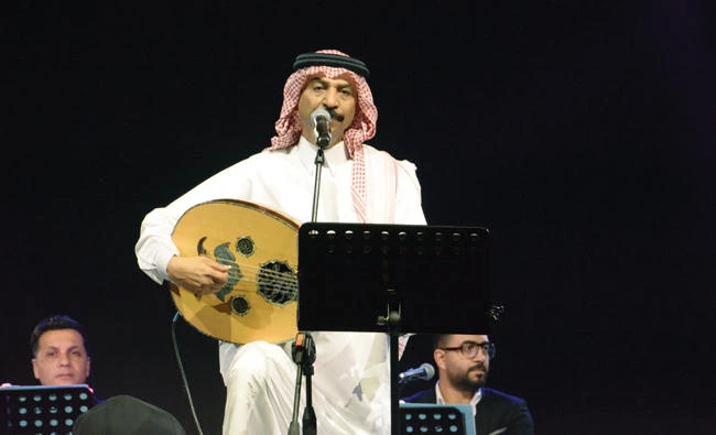 Saudi music sensation Abadi Al-Johar wows the audience.
