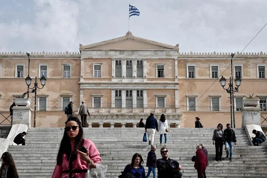 Athens Parliament building (AFP)