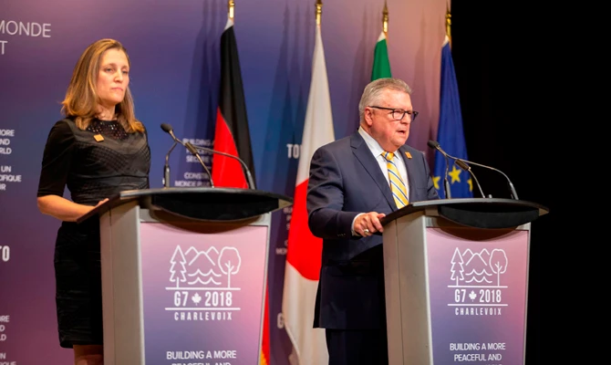 G7 foreign ministers unite in condemning Russian behavior