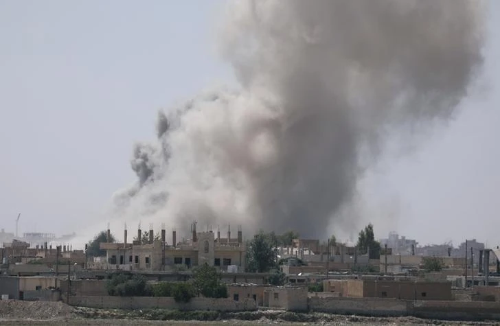 US aircraft were bombing the “general area” in eastern Syria on the day Bahrumsyah is believed to have died but was unable to confirm his death. (Reuters)