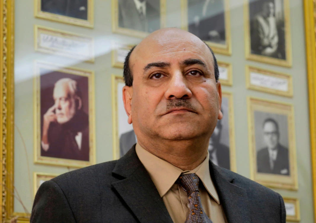 Hesham Genena, once Egypt’s former top auditor, was arrested in February following incendiary comments he made in a television interview. (AP)