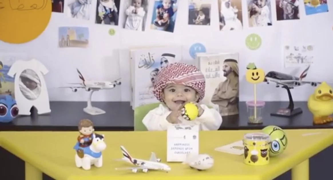 Emiratis investigate joke video of baby government employee