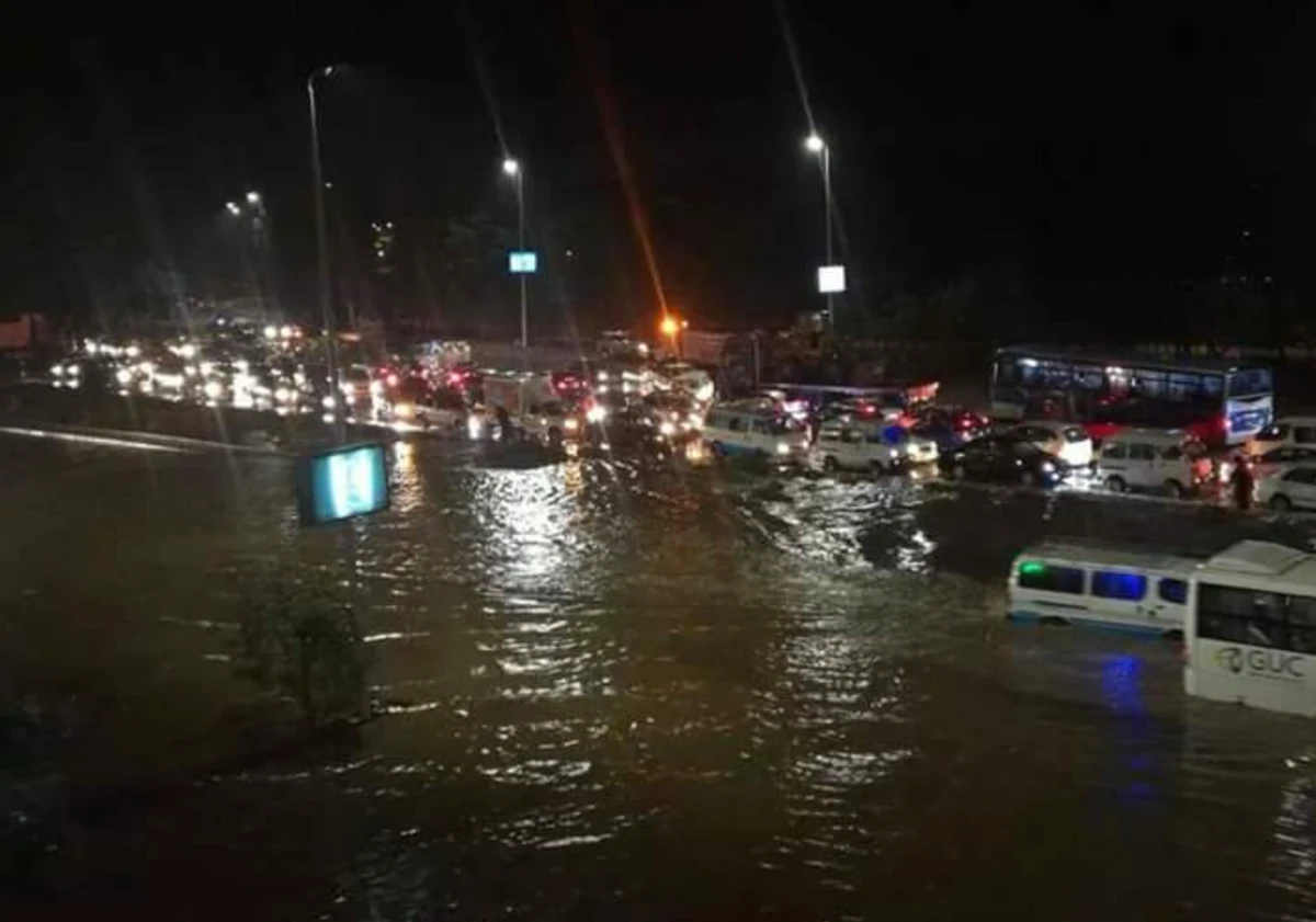 Egypt hit by a deluge of rain, making rivers out of roads