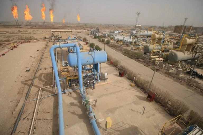 Iraq said it had launched commercial production at its Siba gas field in the southern province of Basra in a joint venture with Kuwaiti, Turkish and Egyptian firms. (File Photo: AFP)