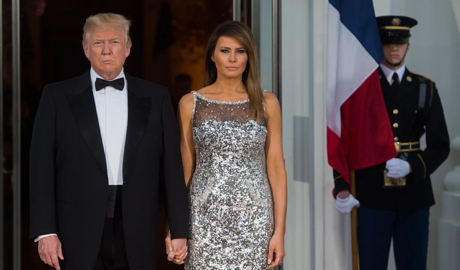 Melania Trump sparkles in the spotlight