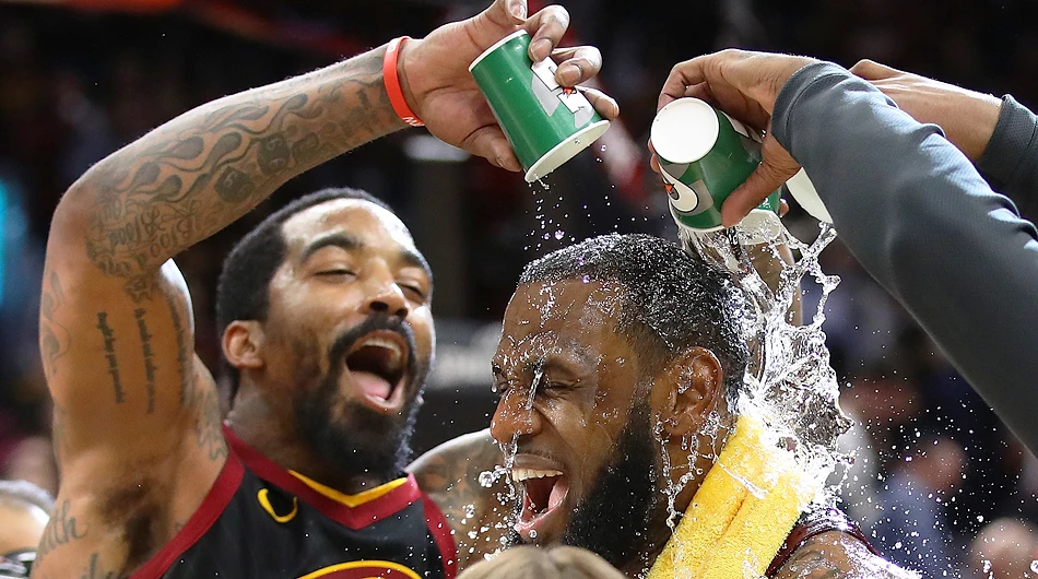 James pushes the Cavaliers within one victory of advancing in the Eastern Conference playoffs. (Getty Images/AFP)