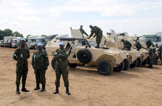 File photo showing UN troops in South Sudan. (Reuters)