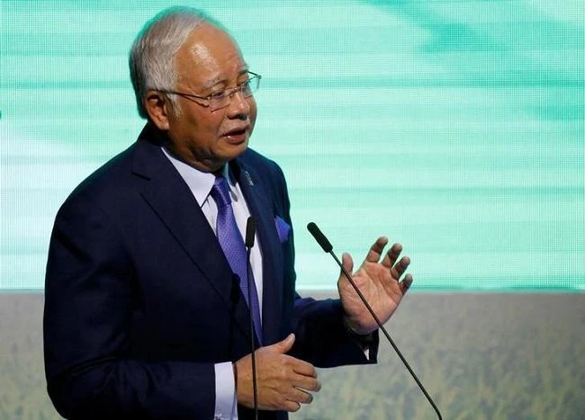 Prime Minister Najib Razak’s government secured parliament’s approval for the law against fake news this month. (Reuters)