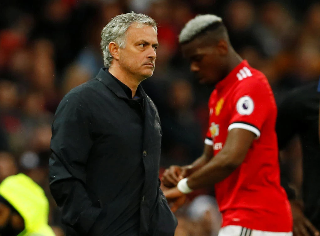 Paul Pogba has not seen eye to eye with Jose Mourinho this season. (Reuters)