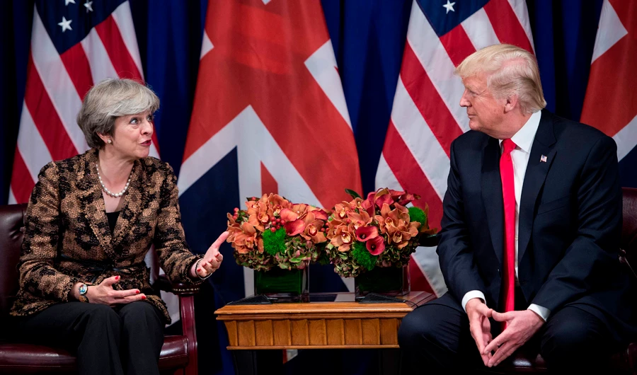 Donald Trump will make a long-awaited visit to Britain on July 13. (AFP)