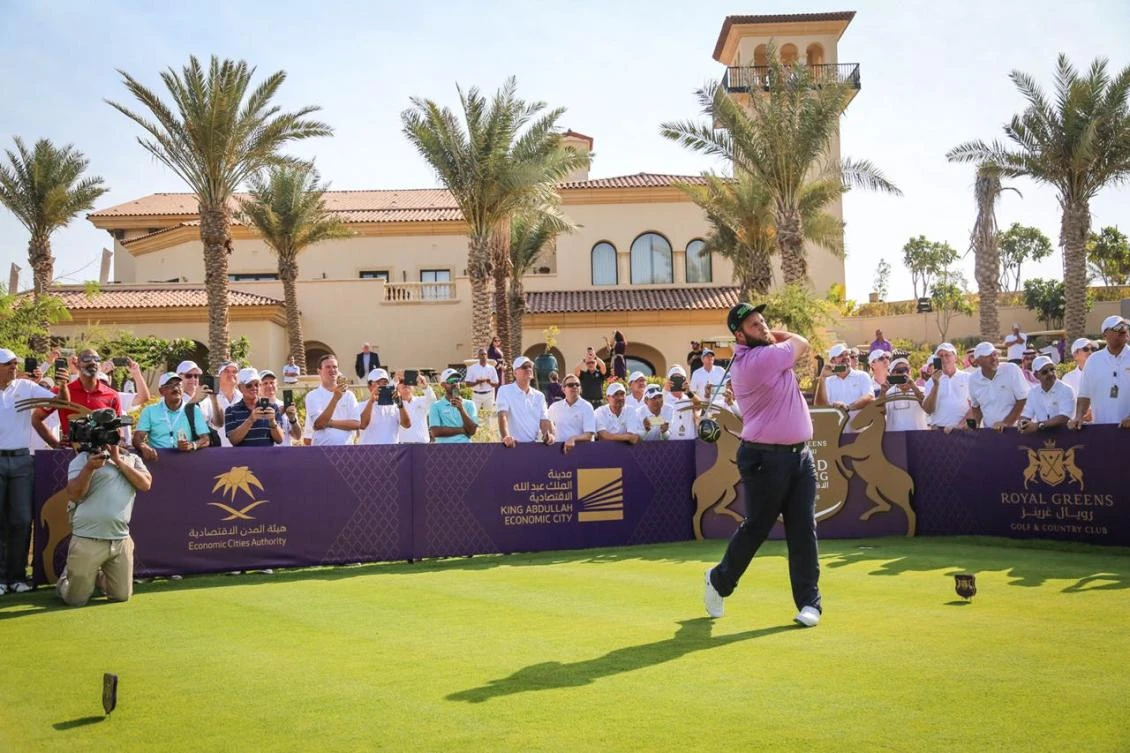 The European Tour’s newest tournament, taking place in Saudi Arabia, has signalled its intent to become the biggest golf tournament in the Middle East