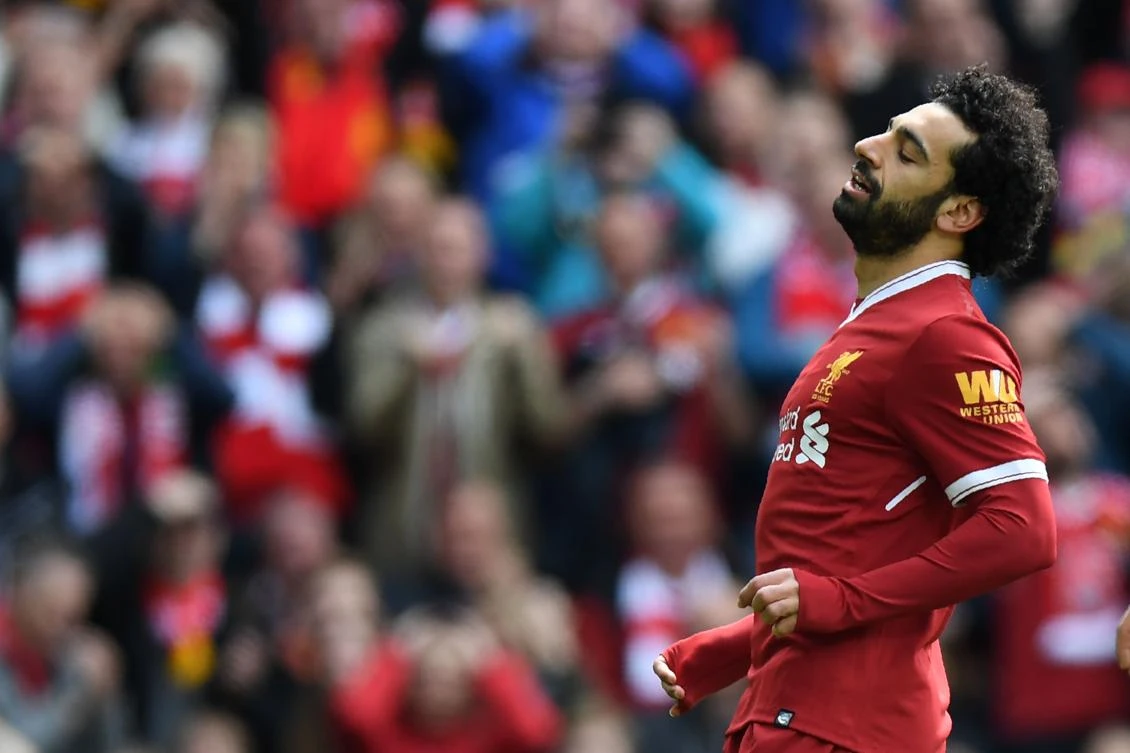 Mohamed Salah says he is insulted by a sponsorship decision made by the Egyptian FA. (AFP)