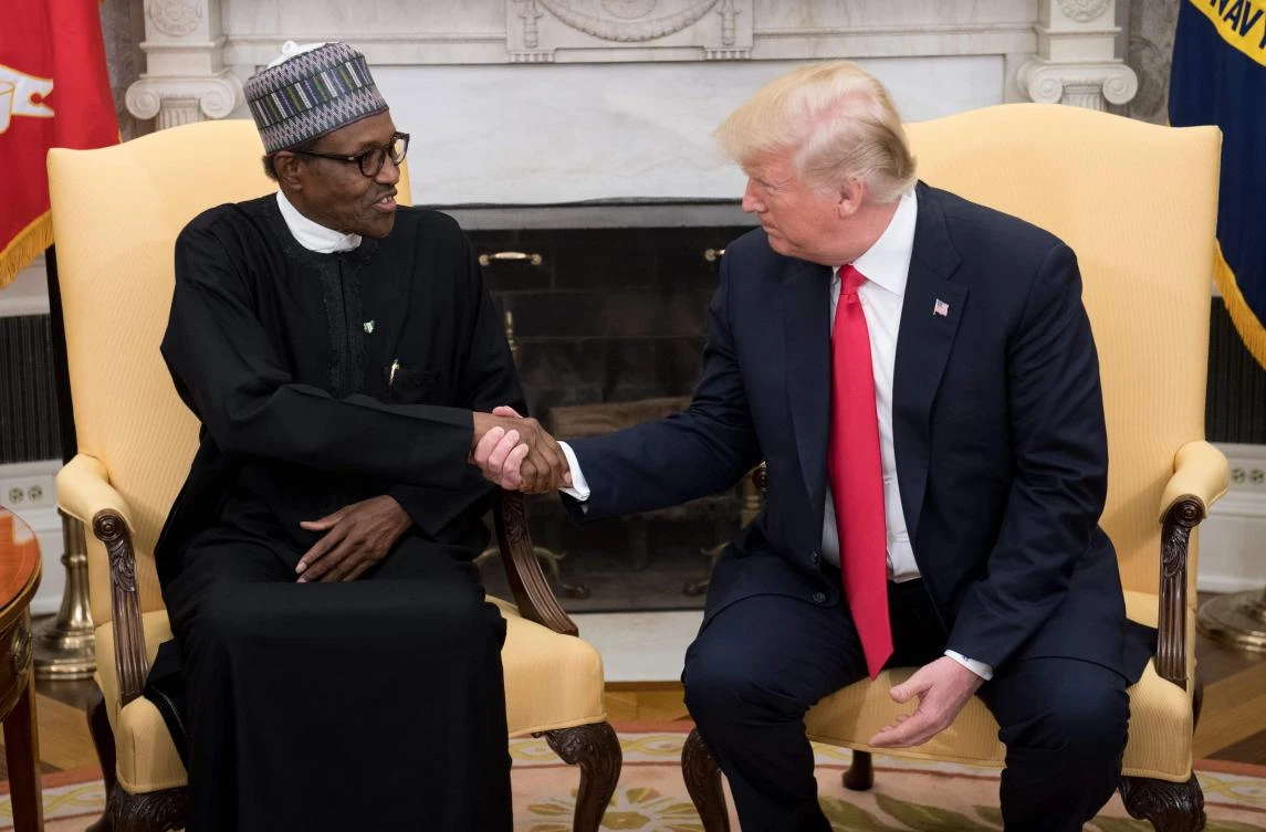 Trump hosts Nigeria’s leader at the White House