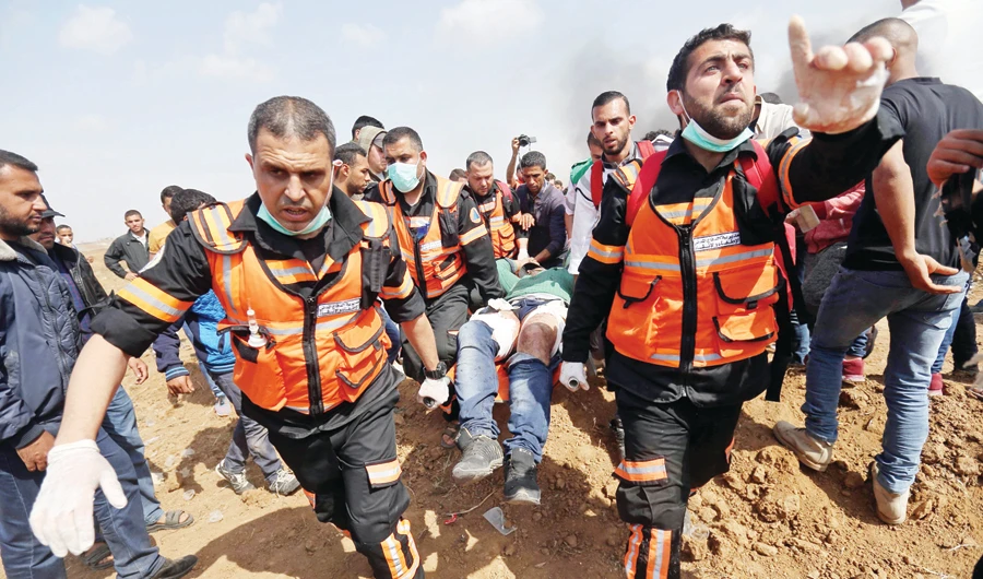 Israeli atrocities against Palestinian civilians have caused global outrage. (File/AFP)