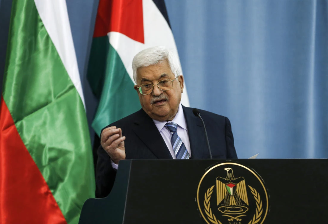 Mahmoud Abbas was accused of being a Holocaust denier (AFP)