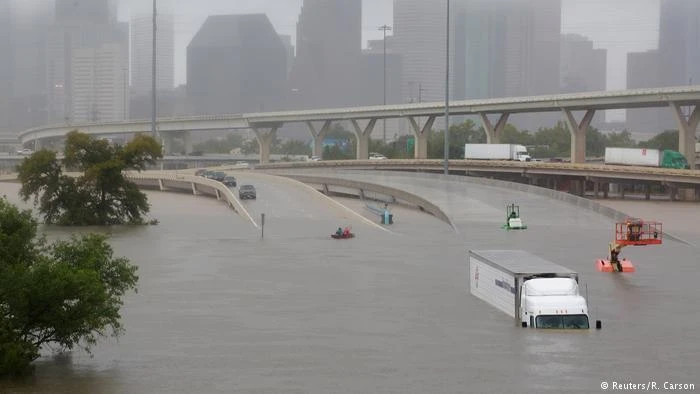 File photo showing Houstion,Texas after Hurricane Harvey, Aug 2017. (Reuters)