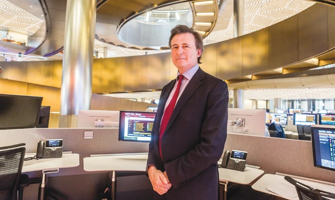 John Micklethwait, Bloomberg editor in chief, expects the Middle East — where paywalls have been slow to take off — to be a “big area” for attracting paying readers. (James Hanna)
