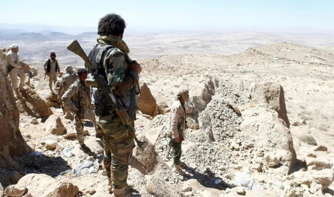 The Yemeni army and forces of the Popular Resistance gained controlled of the strategic military positions overlooking the district of Al-Rahdah, south of Taiz. (Reuters)