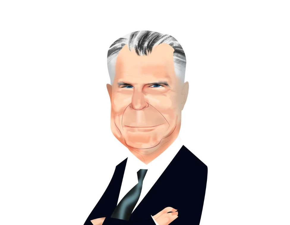 David Hodson has more than four decades’ experience in the sector, and now runs energy finance consultancy BluePearl Management in Dubai. (Illustration: Luis Grañena)