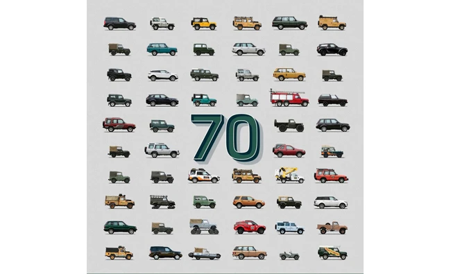 Land Rover marks 70th anniversary