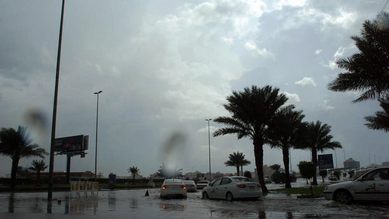 The Saudi National Center for Meteorology predicts that unstable weather will hit some parts of the Kingdom starting on Monday. (AFP File Photo)