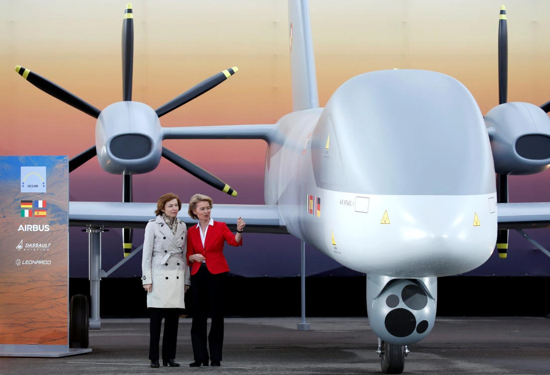 Germany and France are pressing ahead with plans to jointly develop a next-generation fighter jet, a drone and a maritime airborne warfare aircraft as the EU ponders a new defense role for Britain post-Brexit. (Reuters)