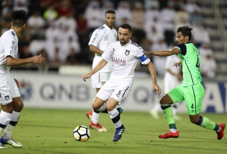 Al-Sadd's Xavi beat Al-Ahli 2-1 in the AFC Champions League. (AFP)