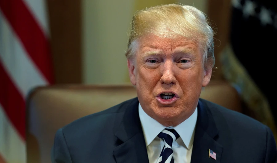 US President Donald Trump holds a cabinet meeting at the White House in Washington, U.S. May 9, 2018. (Reuters)
