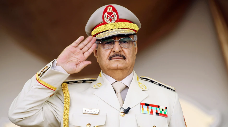 Libya’s Khalifa Haftar. (AFP)