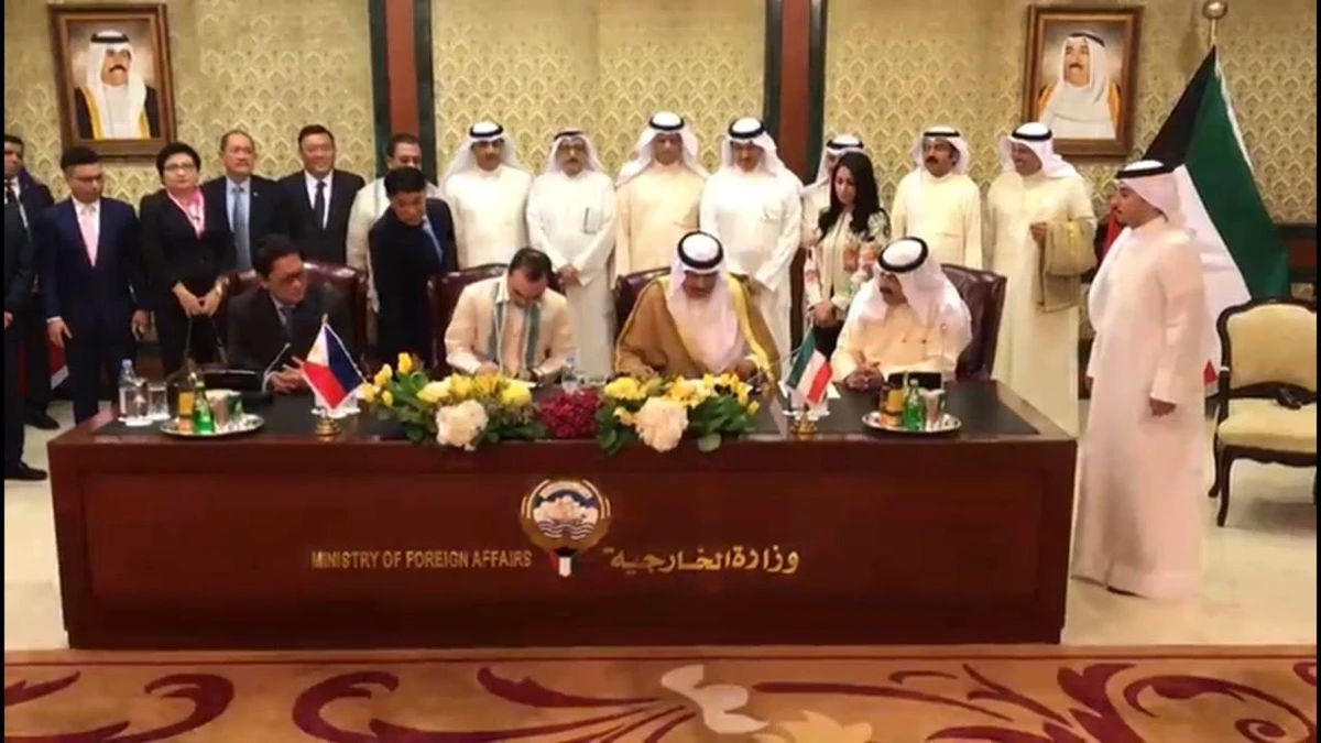 Philippines and Kuwait sign deal on domestic workers
