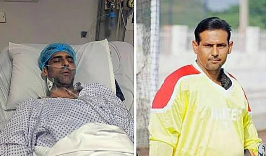 The goalkeeper and former captain Mansoor Ahmed represented Pakistan in 338 international matches from 1986 to 2000. (Photo courtesy: social media)